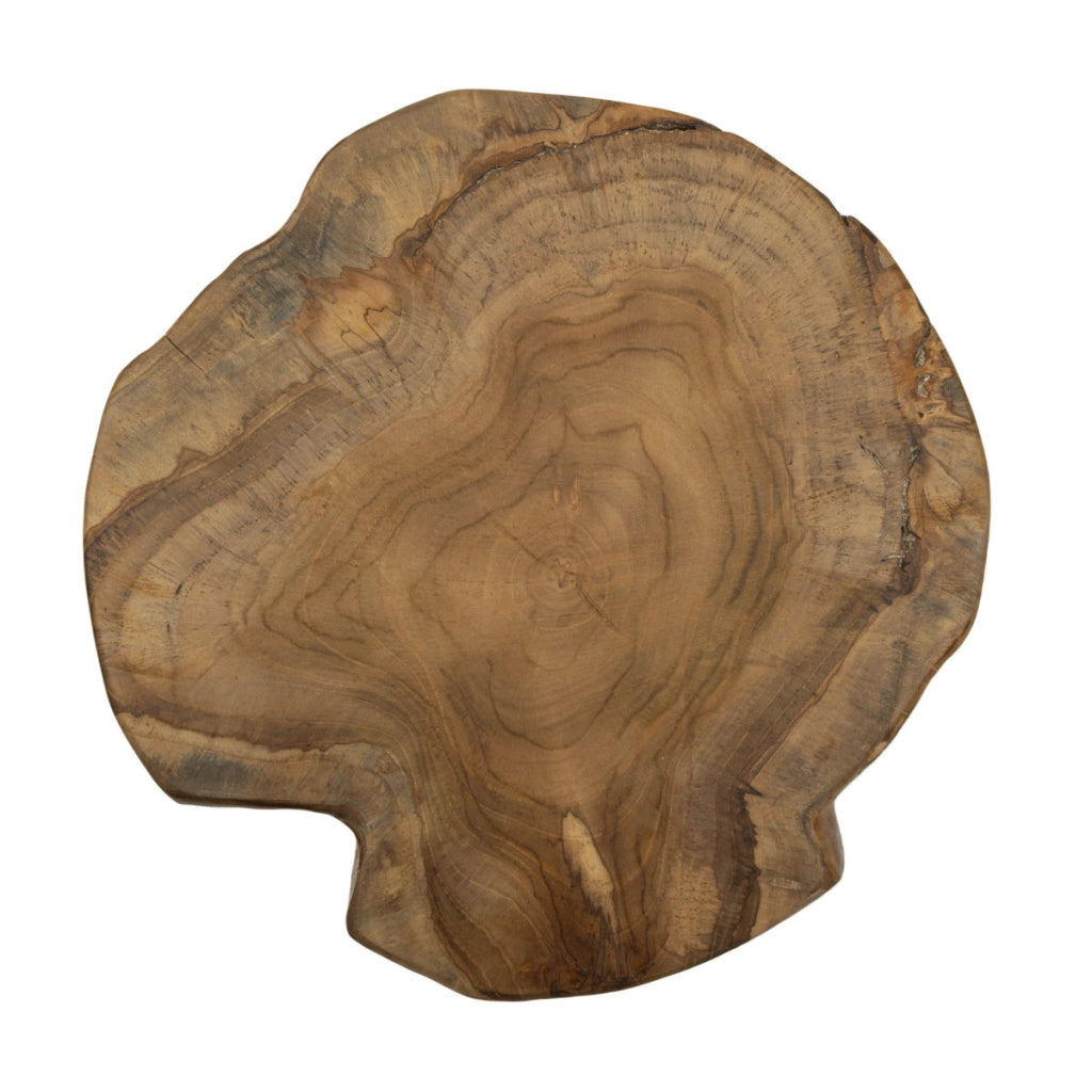 Sgabello Basso Natura 12, Marrone, Legno, 35x35x45 cm