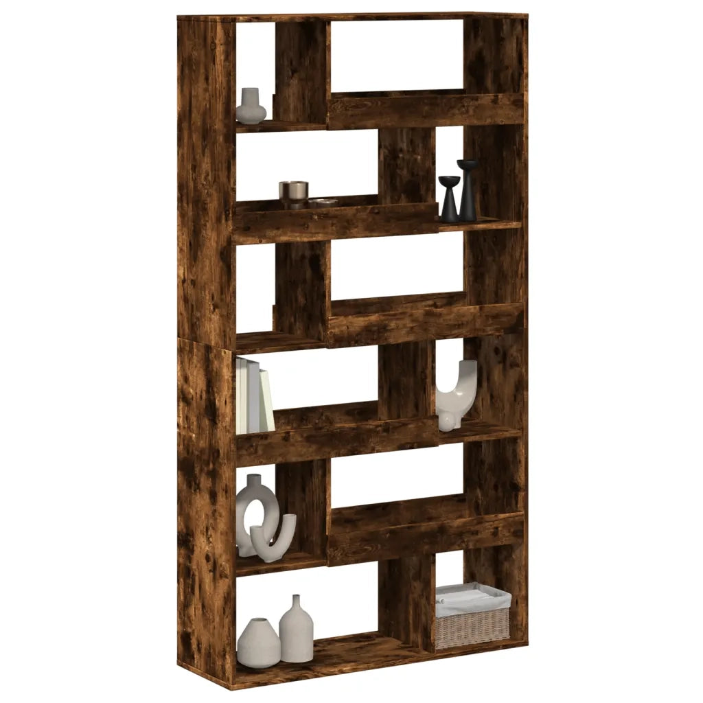 Libreria Rovere Fumo 100x33x187,5 cm in Truciolato 3309505