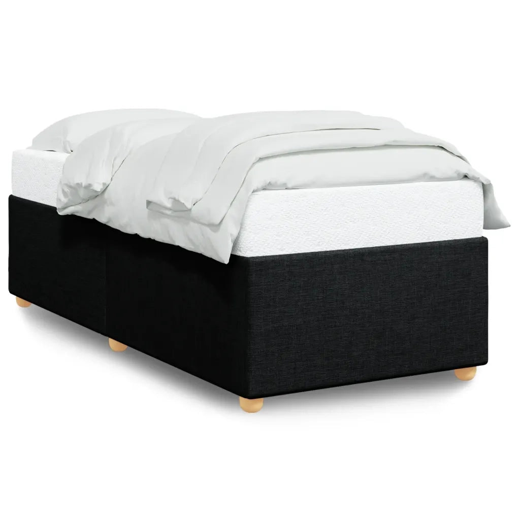 Struttura letto senza Materasso singola in Tessuto Nero 3284783