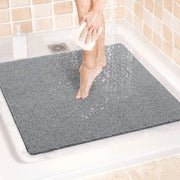 Mat antiscivolo per zone umide, quadrato, in PVC, comfort, sicurezza, mat per massaggi, mat antiscivolo per zone umide, asciuga rapidamente, facile da pulire (53 x 53 cm)