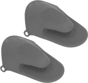 Manopole di silicone per cottura - 2 pezzi - Resistente al calore - Anti-scottatura - Totale lunghezza 20 cm - Manopole per cottura comfortevoli
