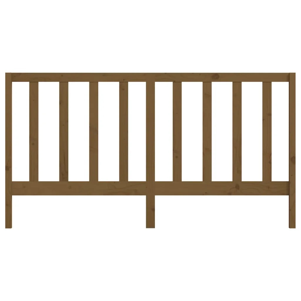 Testiera per Letto Miele 206x4x100 cm in Legno Massello di Pino cod mxl 31827