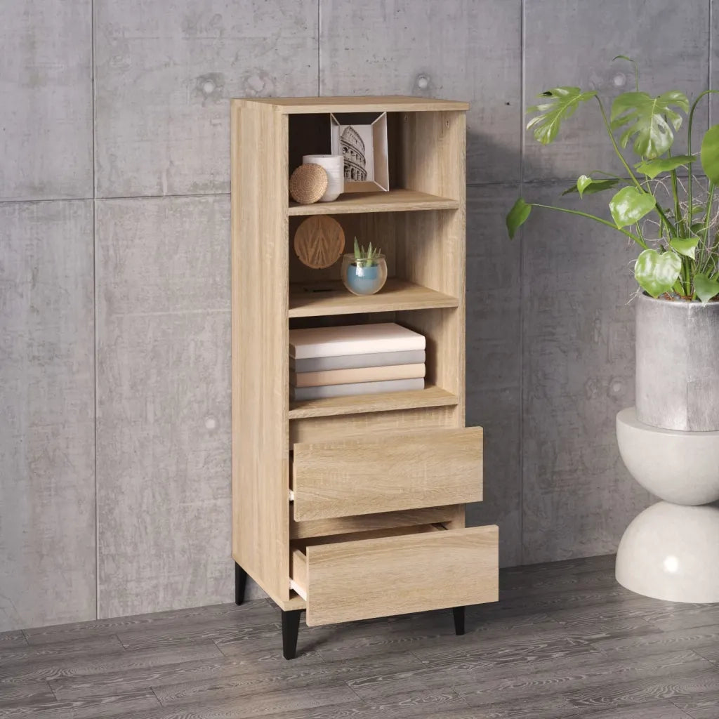 Credenza Rovere Sonoma 40x36x110 cm in Legno Multistrato cod mxl 16308