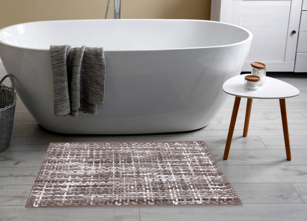 Tappeto Bagno Doccia Antiscivolo In Microfibra Super Assorbente Plot - 50x80 - Dove