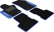 COLOR0000055B , BLU , Jeep Renegade dal 2015-2018 distanza fissaggi tappeto anteriore lato passeggero 18,5 Cm (4 Fix OP2