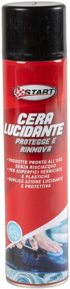 Spray cera con oli pregiati 400 ml, lucida e protegge pronto all'uso