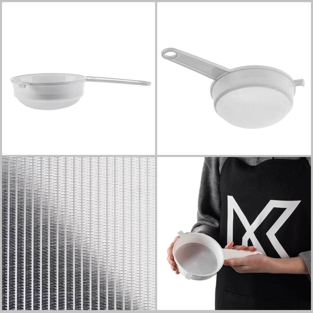 Colino a maglie fitte KADAX per farina, latte, zucchero a velo, da cucina, in plastica, 20 cm (200 mm)