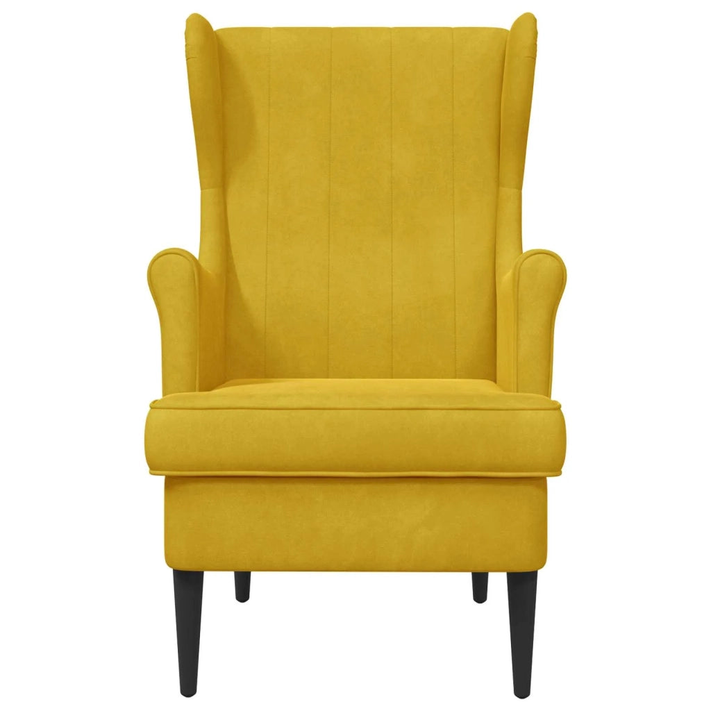 Poltrona Giallo Velluto 42029943