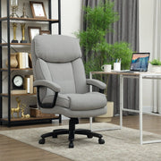 SEDIA DA UFFICIO ERGONOMICA ALTA 68,5x79x117-125 cm GRIGIO CHIARO