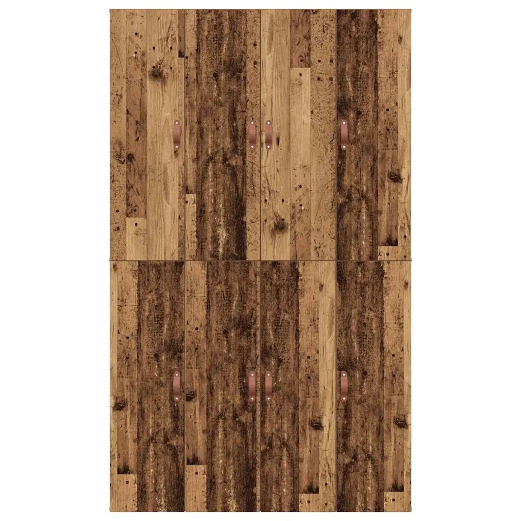 Struttura letto con contenitore Legno vecchio 120 x 200 cm 3335371