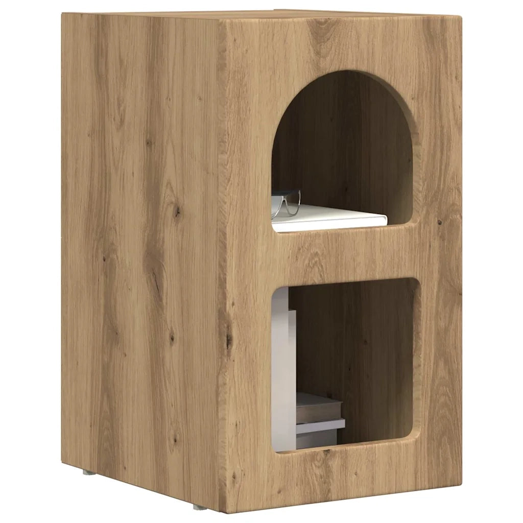 Comodino ELST Rovere artigianale 29,5 x 33,5 x 50 cm 891242