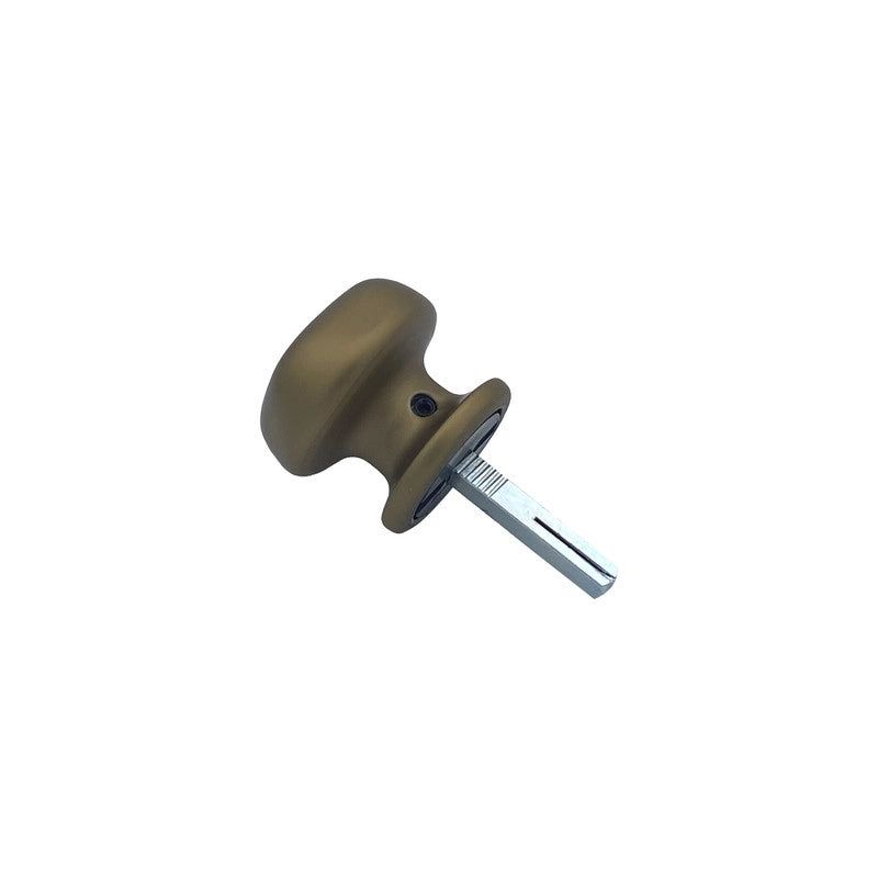 Maniglia su rosetta tonda SAGUATTI  231/60GQ in alluminio bronzo satinato