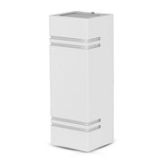 Faretto da esterno Fiting a parete Square White Body 2way IP44