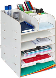 Organizzatore di Ufficio Premium – Organizzatore di Scrivania – Articoli di Ufficio – Accessori di Scrivania – Raccoglitore di Scrivania – Accessori di Ufficio di Alta Qualità