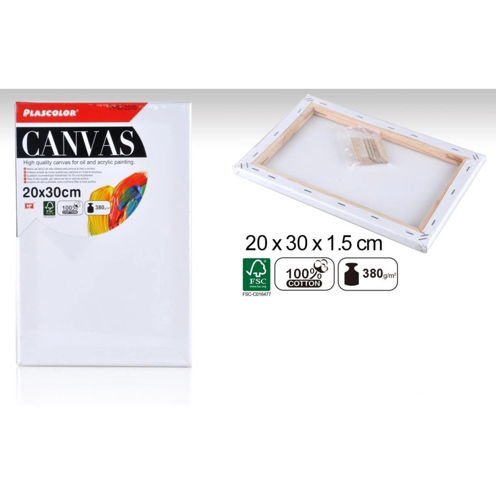 Trade Shop - Tela Per Dipingere Canvas Rettangolare 20 X 30 Cm Artico Disegno Arte Pittura -