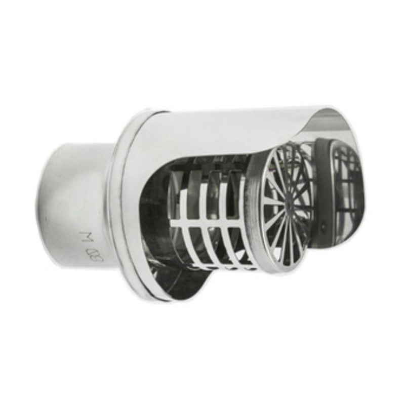 TERMINALE INOX ORIZZONTALE D 10 CM- 2,0 pz