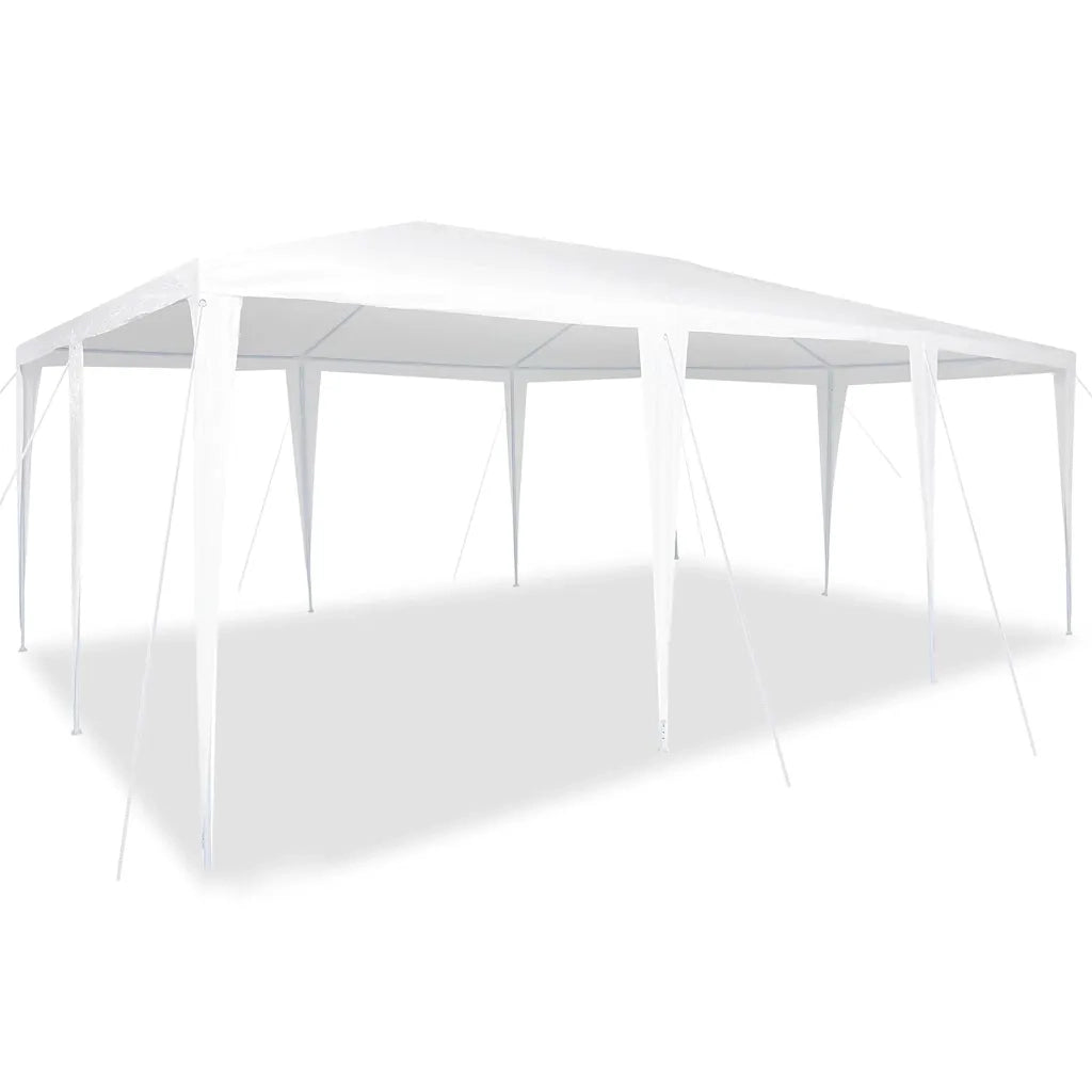 Tenda Party Bianco 600 x 400 x 266 cm Polietilene e Acciaio 42003429