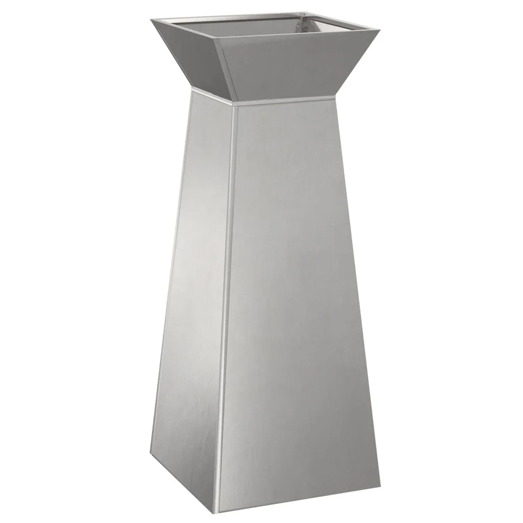 Vaso a Pilastro 2 pcs Argento 40 x 40 x 100 cm