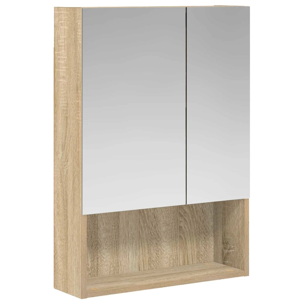 Mobiletto per specchio da bagno Rovere Sonoma 50 x 14,5 x 70 cm 889201