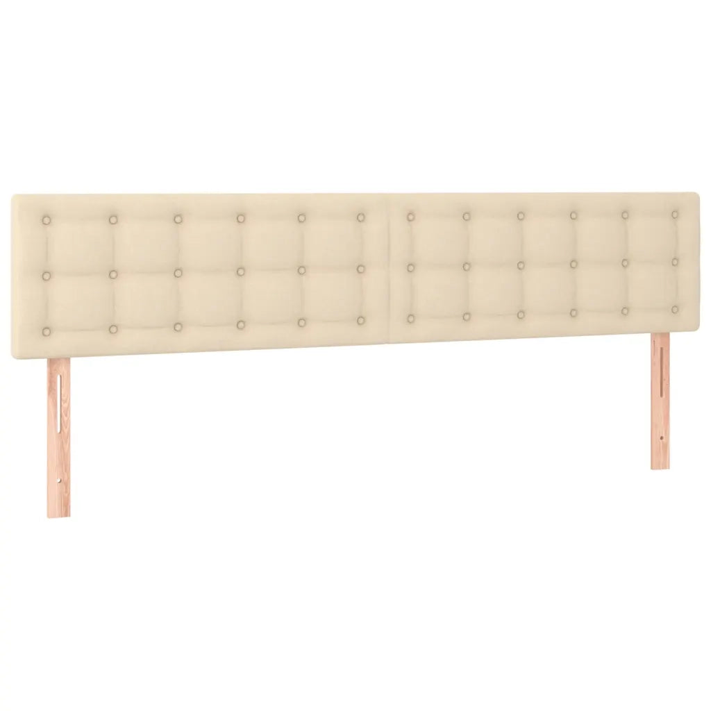 Letto a Molle Materasso e LED bianco 200x200cm in Tessuto 3134066