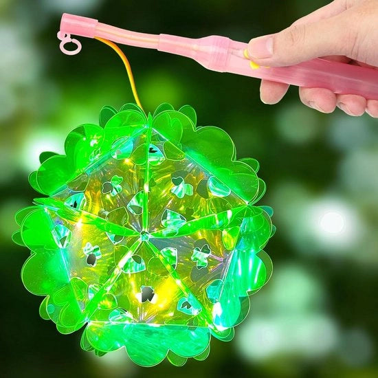 Lanterna elettrica per bambini - Illuminazione LED - Halloween e Ognissanti - Lanterne multicolori - Kit di creazione per feste e compleanni - Matrimoni - Forma di chitarra - B