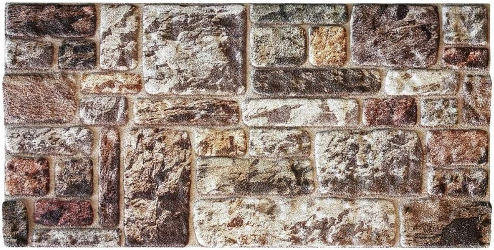 RETAIL BOX da 10 pannelli (5 MQ) - FIORENTINA Stone - Pannello finta Pietra in EPS Resinato Misura 100x50 cm Spessore 2 Cm
