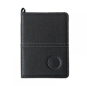 Supporto per Scorecard in PU - Materiale - Cartellino di Score per Golf - Libretto di Yardage per Golf - Nero - 16 cm x 11,5 cm - Sostenibile e Robusto - Libretto di Score per Golf