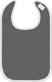 Slabbetto di grandi dimensioni lavabile per adulti - protezione per abbigliamento riciclabile per anziani - comodo e duraturo - 75 x 45 cm - blu