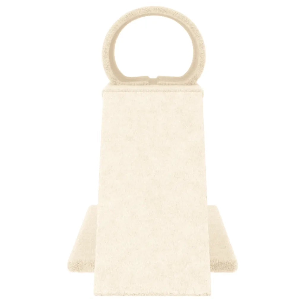 Pali Tiragraffi per Gatti con Tunnel e Scaletta Crema 55,5 cm