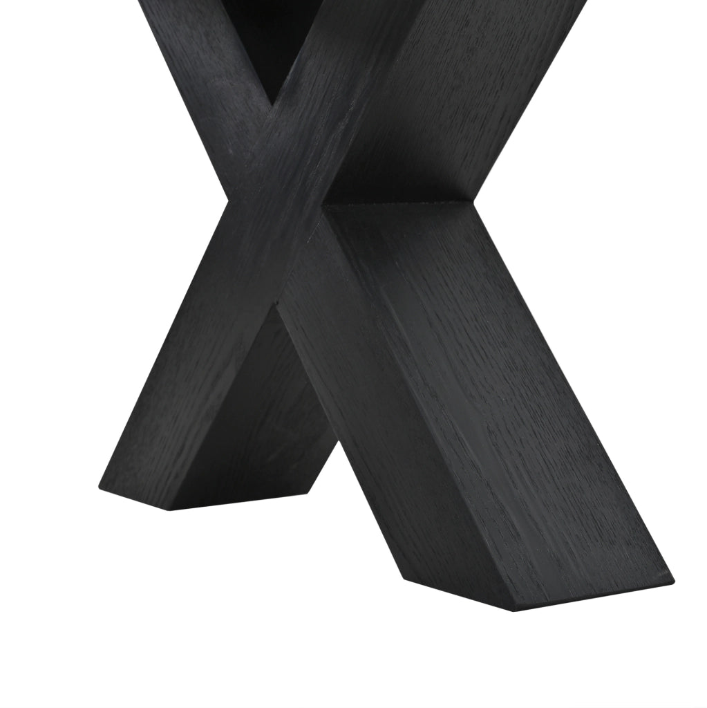 Tavolino da salotto rettangolare 100x50x40 cm in MDF bianco e nero; finitura lucida