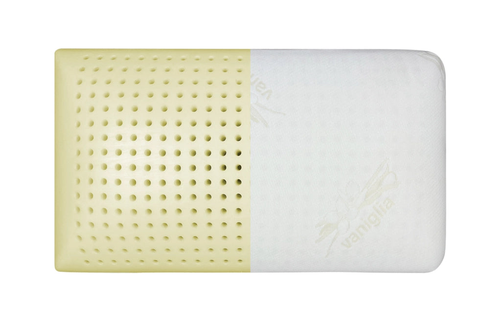 Guanciale Anatomico Aloe Vera Memo Cuscino Letto Saponetta Traspirante Memory Foam Anallergico Prodotto Italiano -Vaniglia - 1 Cuscino