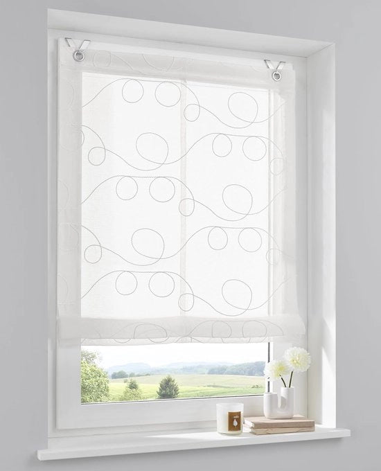 Vouggia Jasmijn - 1 pezzo - crema/bianco/beige/moka/grigio - stoffa - 45/60/80/100/120x130 cm