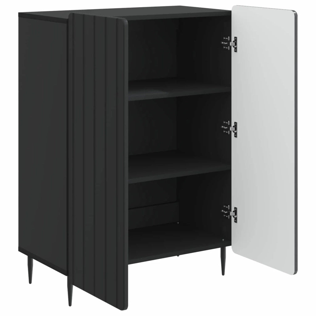 Credenza Nero 66 x 34,5 x 92 cm Legno ingegnerizzato 894356