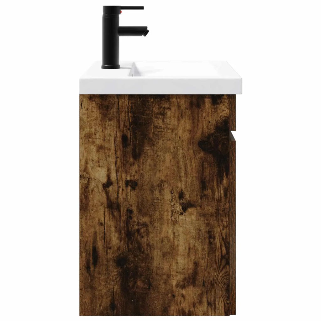 Mobile bagno con rubinetto Rovere Fumo 61 x 40 x 74,5 cm 889541