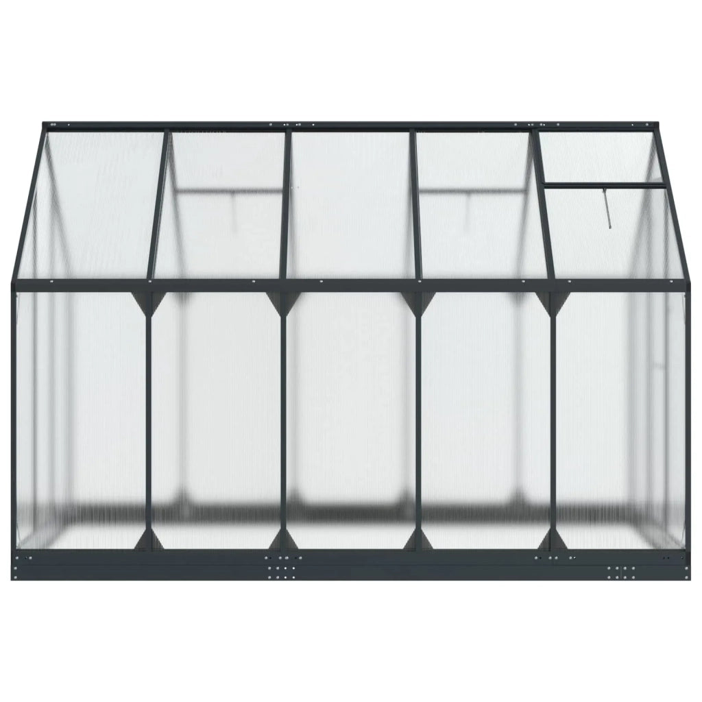 Serra da Giardino con porta Antracite 183,5 x 303,5 x 207 cm