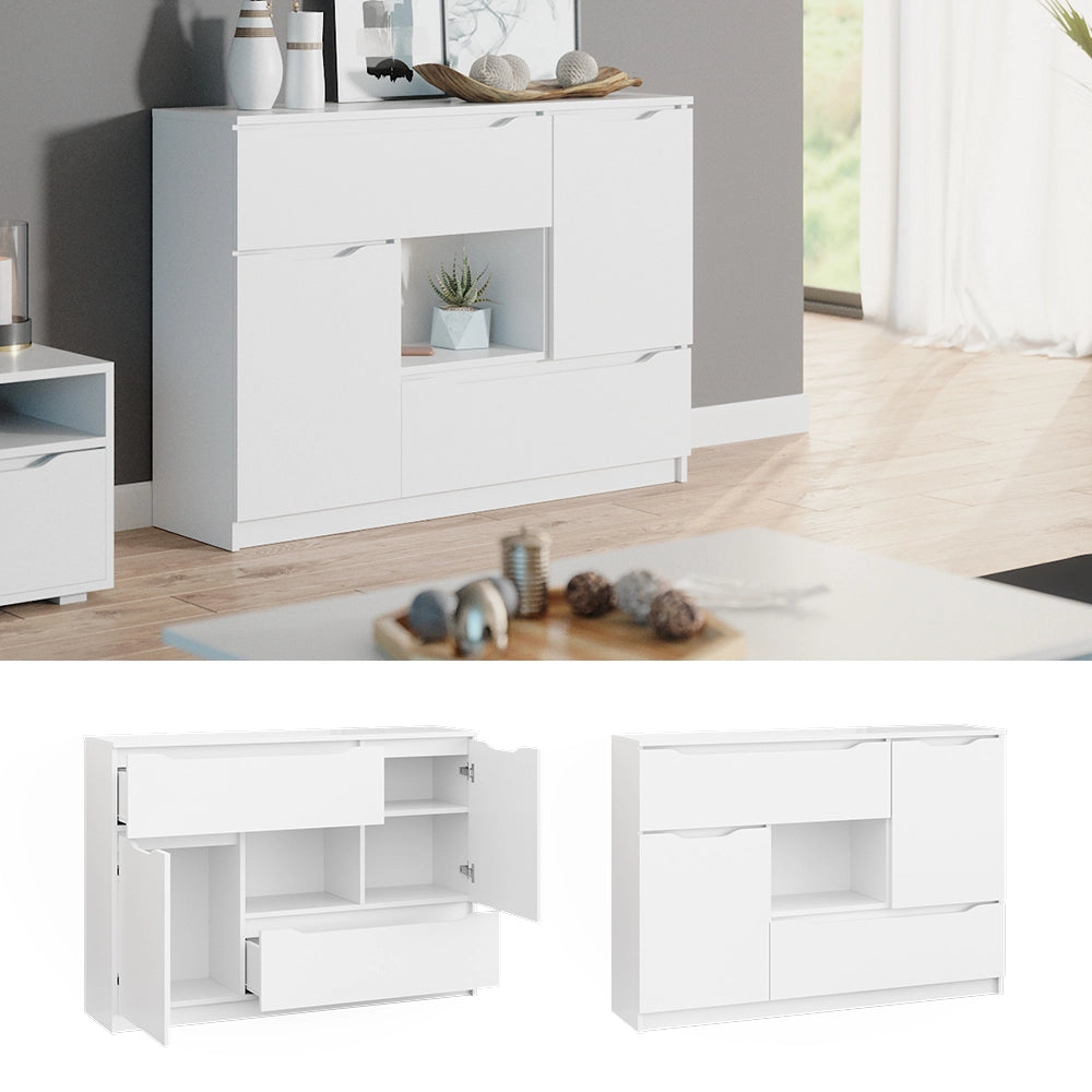Vicco Cassettiera per camera da letto Bianco 30 x 84 cm