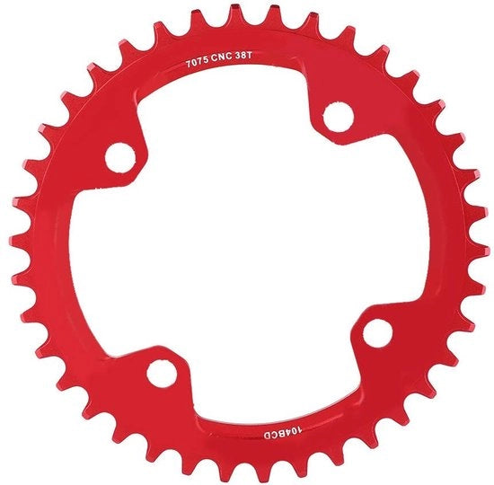 ONF3 - Catena per Bicicletta Cinghia in Alluminio Lega Leggera - Alta Qualità Componenti per Bicicletta - 32/34/36/38T BCD 104 - Duraturo e Affidabile - Adatto per Biciclette