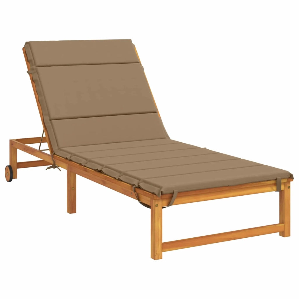 Cuscino per Lettino GEMERT 100% Poliestere Tortora 948613