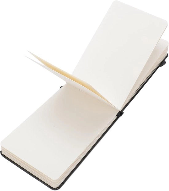 Diario di viaggio aquarello - Pagine spesse - Portatile - Libretto di schizzo - Resistentente - Libretto di schizzo - Viaggi - Schizzi all'aperto - Adatto per artisti - Copertina in pelle PU - 24 pagine - 300 g/m2 - Colore o modello - SA-DQ22006 - Allecta