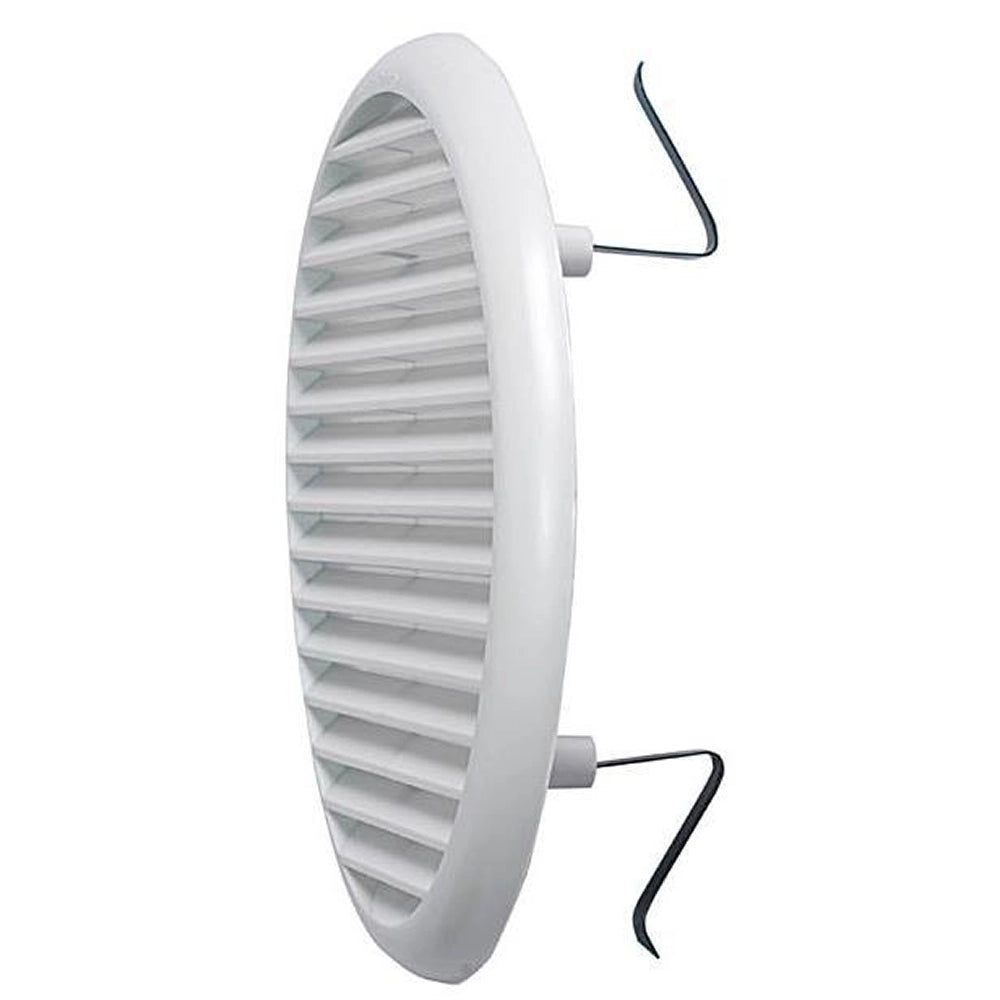 Griglia in plastica tonda diametro mm 140 con molle da 80 a 125
