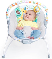 Babysacco, divertimento safari con giraffa rilassante e scimmia, multicolore