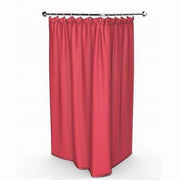 Trade Shop - Tenda Doccia Antimuffa Impermeabile 180 X 200 Cm Con Anelli Bagno Rossa 69933 -