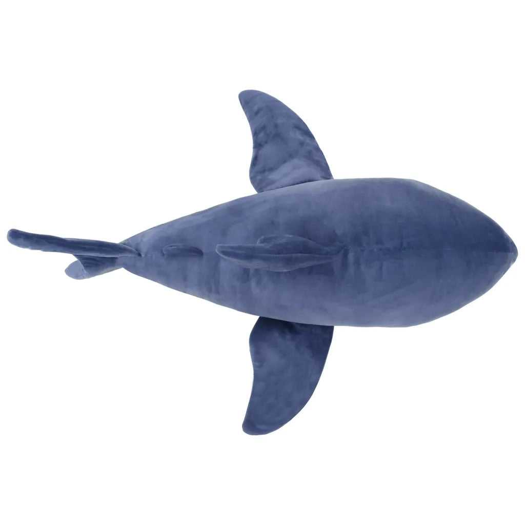 Giocattolo di Peluche Squalo Bianco Blu e Bianco