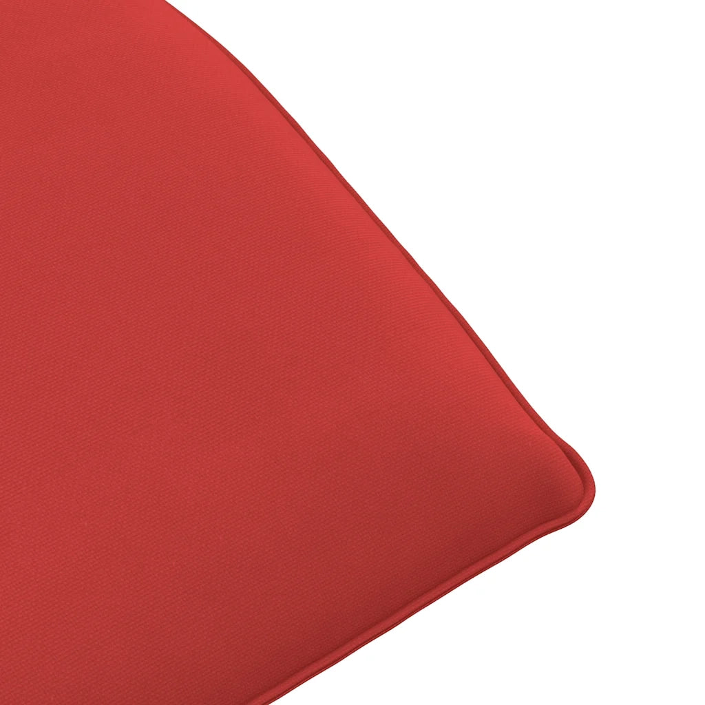 Sdraio da giardino | Lettino Pieghevole Rosso 175x54x8,5 cm in Tessuto Oxford