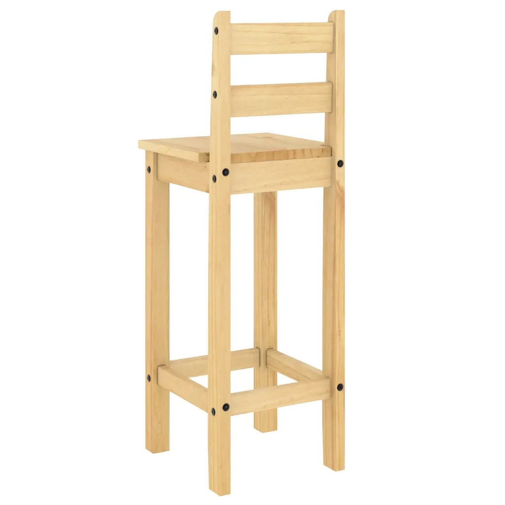 Set da Bar 3 pz in Legno Massello di Pino CFW5564640