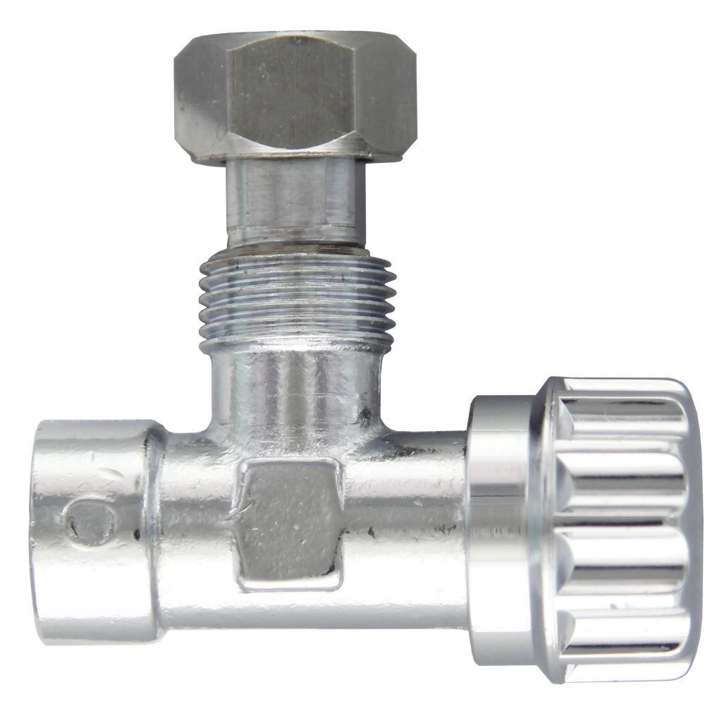 RUBINETTO CROMATO PER CASSETTA WC D 3/8**- 10,0 pz