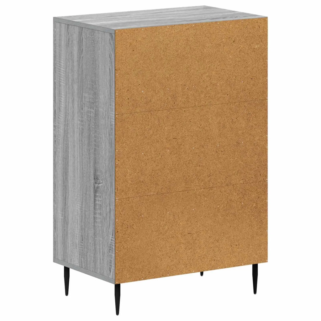 Mobiletto da Bagno HAARLEM Sonoma grigio 59,5 x 31 x 80 cm 896841