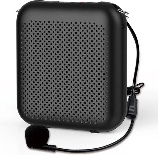 Amplificatore di Altoparlante - Amplificatore di Altoparlante - Ricaricabile - Incluso cuffie - Da non perdere per le riunioni, musicisti & conferenze!