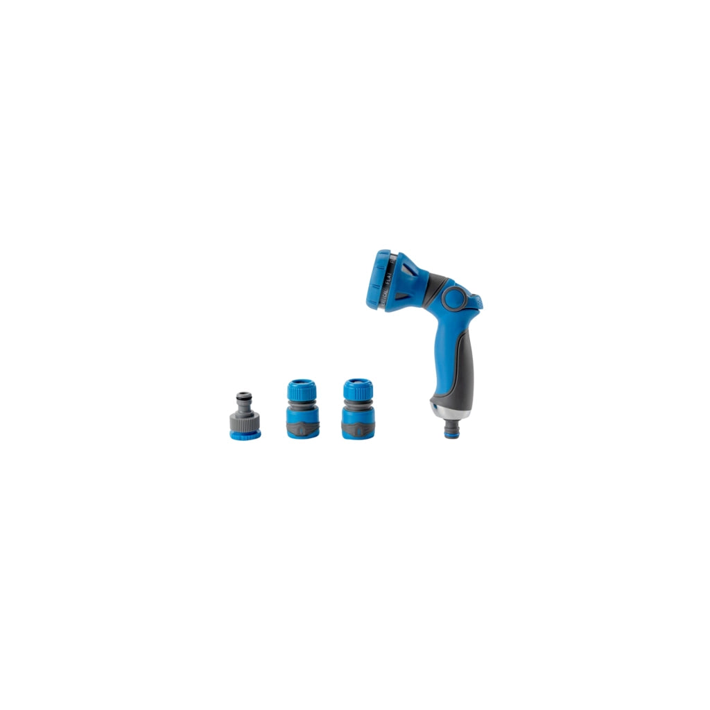 Pistola di spruzzatura e pulizia - Suan - 8 getti - Kit completo con raccordi soft touch