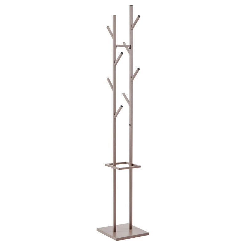 Appendiabiti Grissom In Metallo Tortora Dimensione 29x29x178cm